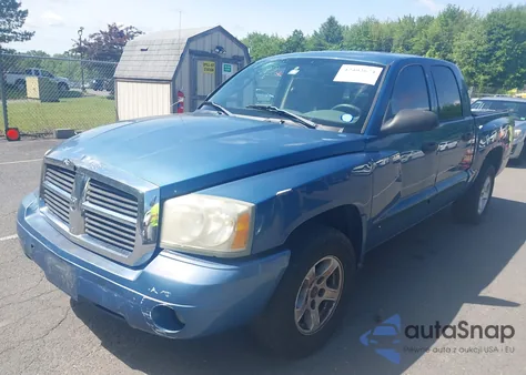 2005 Dodge Dakota Slt из США, поврежденный, VIN 1D7HE48K55S329909